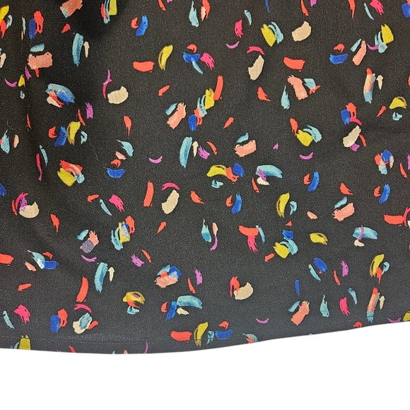 Cabi Confetti Ferris Print Button Up Long Sleeve Blouse Sz Large Career Workwear - Picture 10 of 16